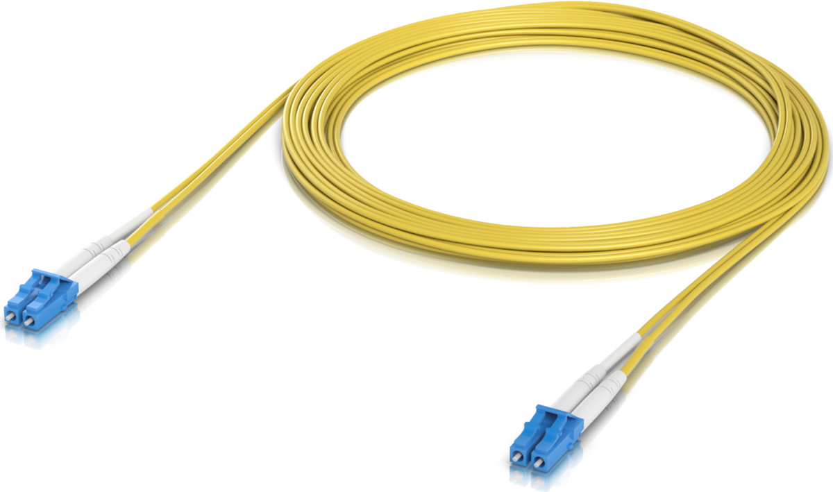 Ubiquiti UACC-OFC-S2-LULU-5M - optical patch cord LCupc/LCupc, Duplex, Singlemode 9/125, 5m