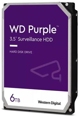 WD PURPLE 6TB / WD64PURZ / SATA III / Internal 3.5"/ 256MB